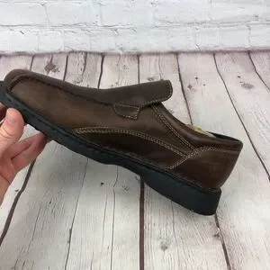 Skechers | Shoes | Skechers Brown Leather Slip On Loafers  display picture 1